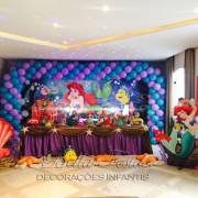 Decoração Festa Infantil Pequena Sereia