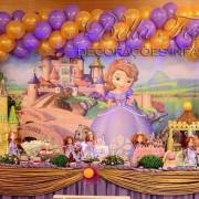 Aluguel Decoração Festa Infantil Princesa Sofia