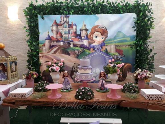 Aluguel Decoração Festa Infantil Princesinha Sofia