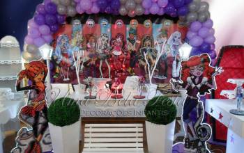 Decoração Festa Infantil Provençal Monster High