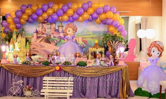 Decoração Festa Infantil Princesa Sofia