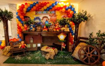 Aluguel Decoração Festa Infantil Cocoricó