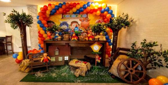 Aluguel Decoração Festa Infantil Cocoricó